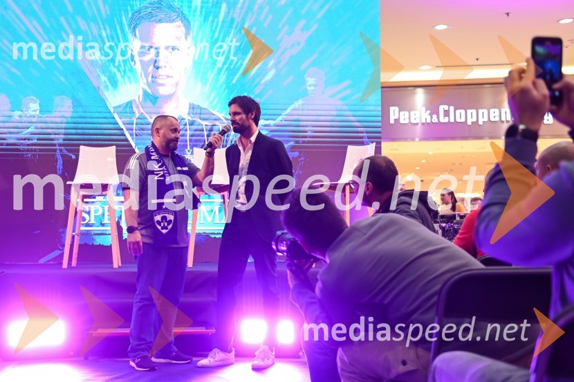  Dejan Vedlin, moderator, Reporter Milan, Radio City;  Marko Šuler, direktor, NK MariborJosip Iličić se vrača v NK Maribor