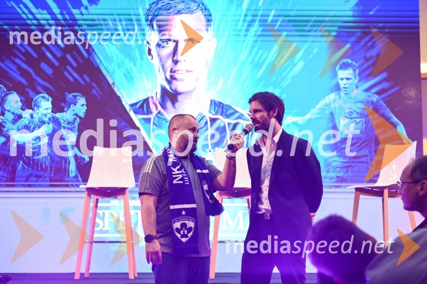  Dejan Vedlin, moderator, Reporter Milan, Radio City;  Marko Šuler, direktor, NK MariborJosip Iličić se vrača v NK Maribor