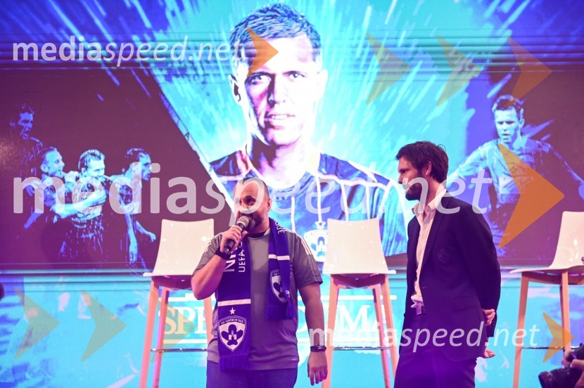  Dejan Vedlin, moderator, Reporter Milan, Radio City;  Marko Šuler, direktor, NK MariborJosip Iličić se vrača v NK Maribor