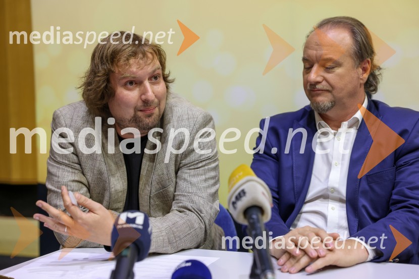  Gregor Stermecki, urednik, Radio Maribor;  Patrik Greblo, dirigentFrišno/Fresh kmalu že drugič na odru SNG Maribor