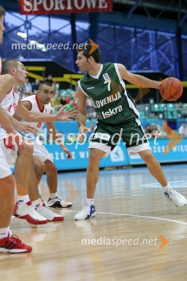 Sani Bečirovič, košarkarKošarka Poljska-Slovenija 2004
