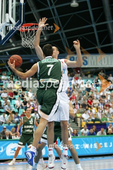 Sani Bečirovič, košarkarKošarka Poljska-Slovenija 2004