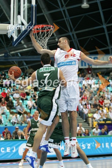 Sani Bečirovič, košarkarKošarka Poljska-Slovenija 2004
