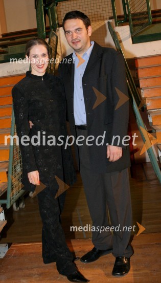 Nataša Tič Ralijan, igralka in njen mož Gašper TičRazglasitev Slovenca leta 2005 Nedeljskega dnevnika