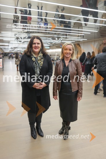  Uršula Cetinski, generalna direktorica, Cankarjev dom;  Nataša Bučar, direktorica, Slovenski filmski centerDedek gre na jug, predpremiera filma