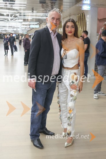  Jonas Žnidaršič, igralec;  Zala Djurić, igralkaDedek gre na jug, predpremiera filma