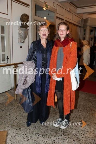  Vesna Jurca Tadel, ravnateljice SNG Drama Ljubljana;  Alma Kristina TadelKoncert Orion v spomin Juretu Robežniku