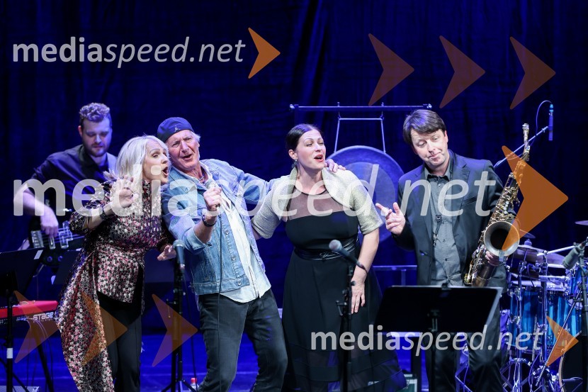  Alenka Godec, pevka;  Janez  Bončina - Benč, pevec;  Nuška Drašček, pevka;  Tadej Tomšič, dirigent, saksofonistKoncert Orion v spomin Juretu Robežniku