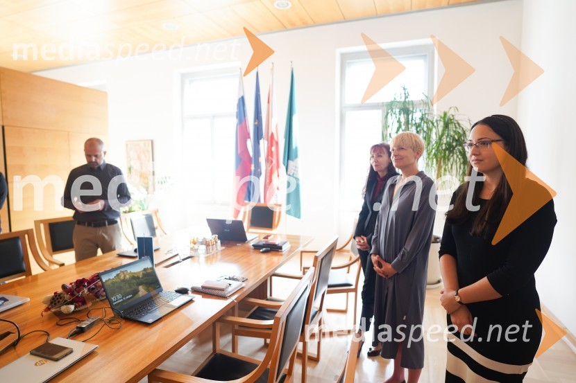 Sprejem Kristjana Čeha na Univerzi v Mariboru