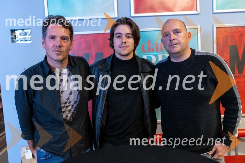  Gregor Zalokar, TrickyDisco! PiArt;  Bojan Cvjetićanin, Joker Out;  Matej Avanzo, direktor projekta 