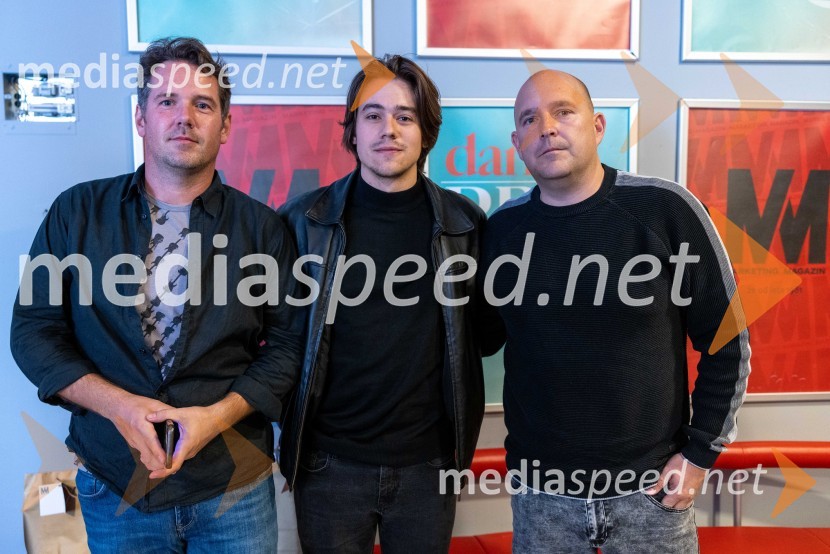  Gregor Zalokar, TrickyDisco! PiArt;  Bojan Cvjetićanin, Joker Out;  Matej Avanzo, direktor projekta 