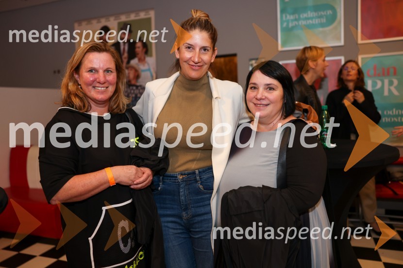  ... ;  Nina Gaspari,  podjetnica in voditeljica podcasta Lovim ravnotežje;  Vesna Stojanović, Telekom SlovenijeDanPR, dan odnosov z javnostmi