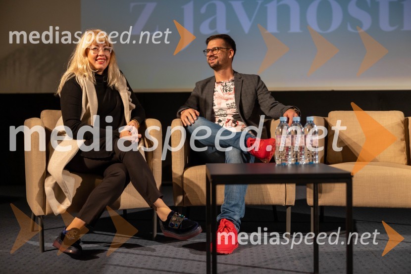 Ariana Nina Error, direktorica Marketing Magazin;  Tadej Premk, direktor izobraževanj, Marketing magazinDanPR, dan odnosov z javnostmi