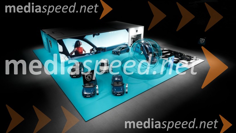 Peugeot na avtomobilskem salonu v Parizu 2022