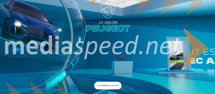 Peugeot na avtomobilskem salonu v Parizu 2022