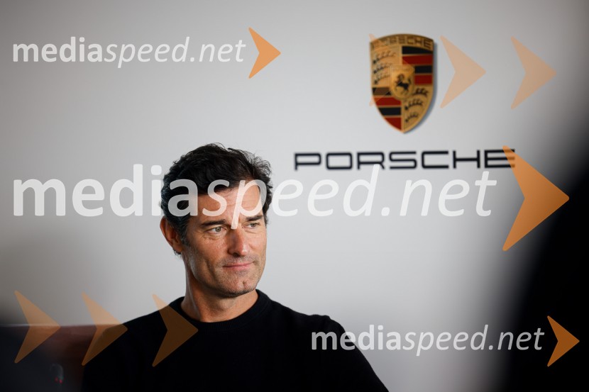  Mark Webber, nekdanji voznik Formule 1Mark Webber, nekdanji voznik F1 in Nika Zupanc, slovenska industrijska oblikovalka na novinarski konferenci Wild at Heart