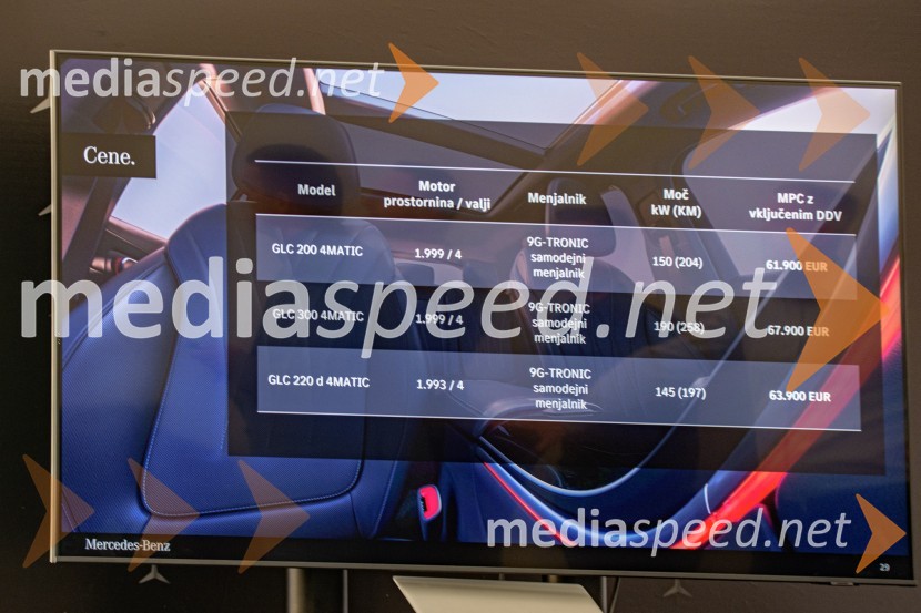 Predstavitev tretje generacije Mercedes-Benz GLC