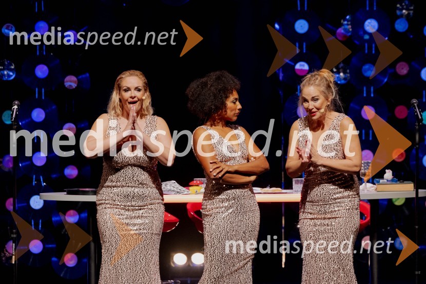  Špela Grošelj, pevka;  Irena Yebuah Tiran, operna pevka;  Nina Ivanič, igralkaVročica V ŽIVO! v Špas teatru