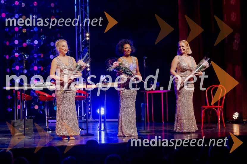  Nina Ivanič, igralka;  Irena Yebuah Tiran, operna pevka;  Špela Grošelj, pevkaVročica V ŽIVO! v Špas teatru