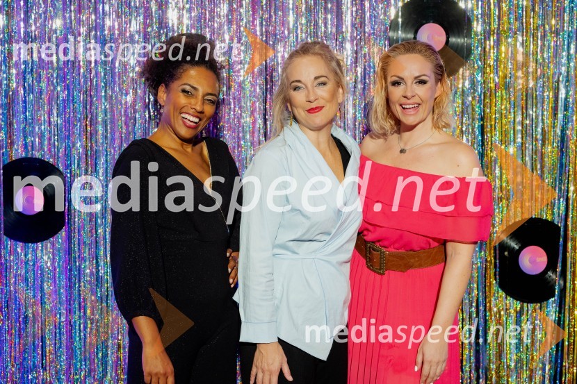  Irena Yebuah Tiran, operna pevka;  Nina Ivanič, igralka;  Špela Grošelj, pevkaVročica V ŽIVO! v Špas teatru