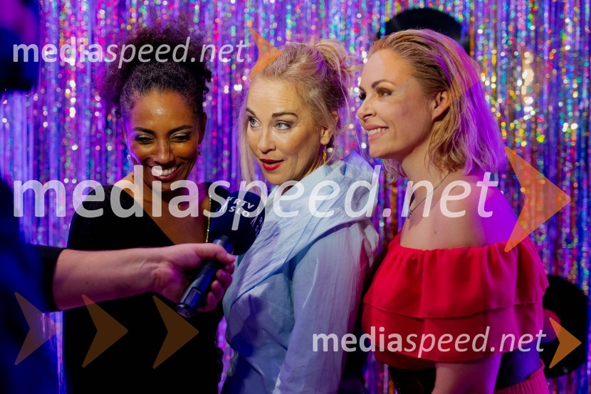  Irena Yebuah Tiran, operna pevka;  Nina Ivanič, igralka;  Špela Grošelj, pevkaVročica V ŽIVO! v Špas teatru