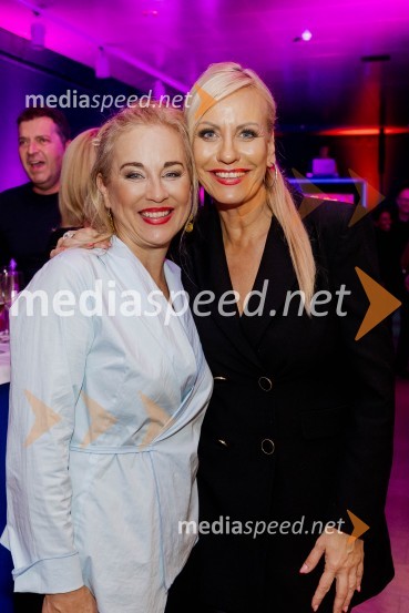  Nina Ivanič, igralka;  Petra Kerčmar, televizijska voditeljicaVročica V ŽIVO! v Špas teatru