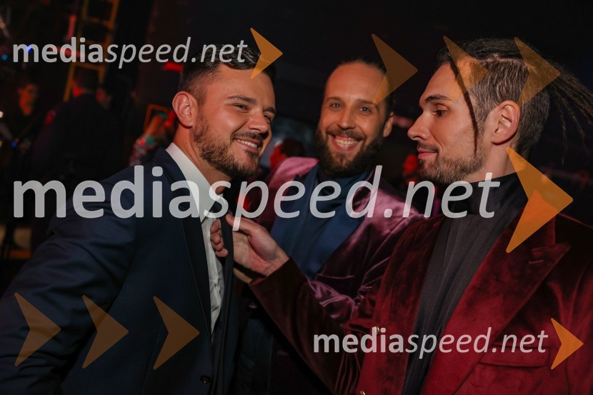  Žan Hauptman, pevec, klaviaturist;  Marko Kocjan - Emkej, glasbenik;  Vid Turica, MuzičariFrišno Fresh, dan nove slovenske glasbe 2022