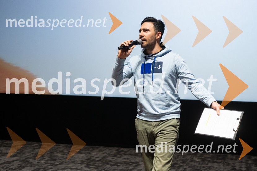  Haris Zulić, radijski voditelj, Radio 1Kung Fu Tačke, premiera filma v Cineplexx Ljubljana