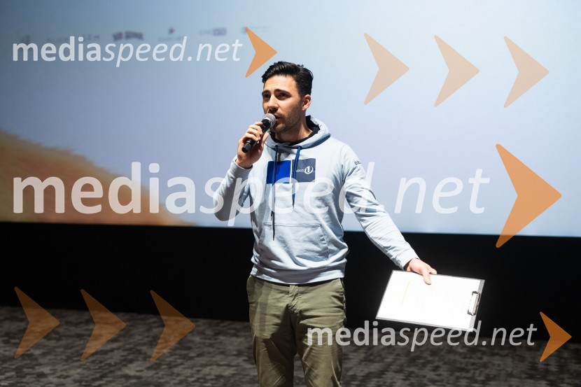  Haris Zulić, radijski voditelj, Radio 1Kung Fu Tačke, premiera filma v Cineplexx Ljubljana