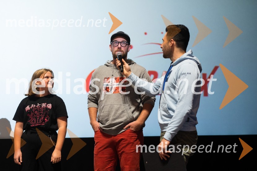  ... ;  Uroš Buh, glasbenik, igralec;  Haris Zulić, radijski voditelj, Radio 1Kung Fu Tačke, premiera filma v Cineplexx Ljubljana