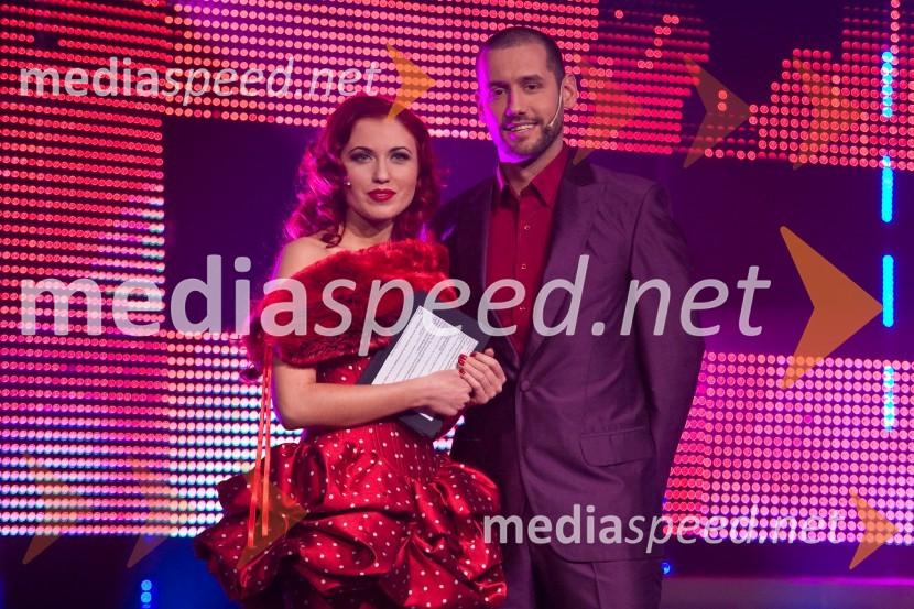 Maja Martina Merljak in Peter Poles, voditeljski par Eme 09EMA 2009, finale