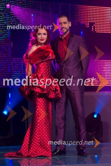 Maja Martina Merljak in Peter Poles, voditeljski par Eme 09EMA 2009, finale