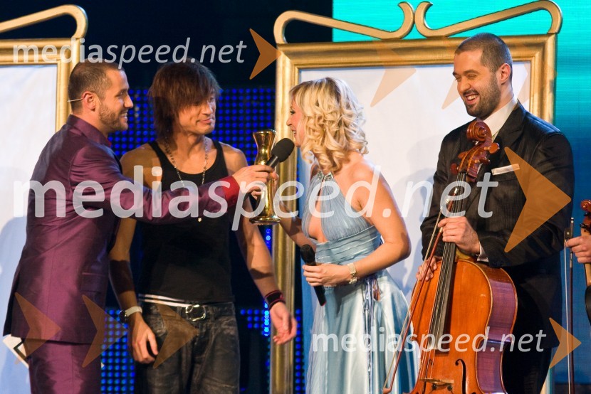 Razglasitev zmagovalca: skupina QuartissimoEMA 2009, finale