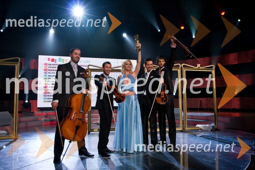 Skupina Quartissimo, zmagovalci Eme 09EMA 2009, finale