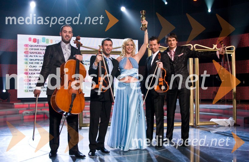 Skupina Quartissimo, zmagovalci Eme 09EMA 2009, finale