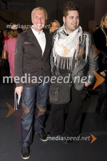 Igor Jelen - Iggy, lastnik plesnega studia Igen, in Nejc Simšič, igralec in novinarEMA 2009, finale