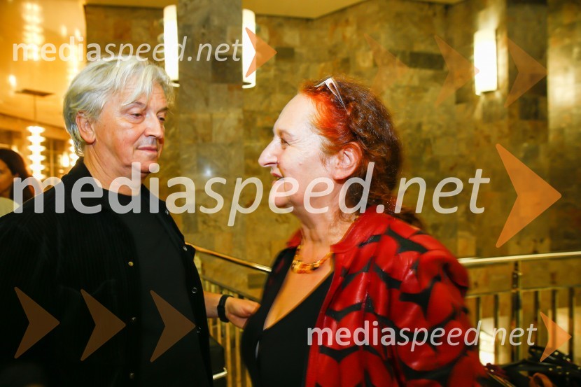  Iztok Mlakar, igralec;  Marinka Poštrak, dramaturginja, Prešernovo gledališče KranjPravljice našega otroštva, premiera v SNG Nova Gorica