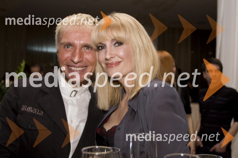 Igor Jelen - Iggy, lastnik plesnega studia Igen, in Helena Blagne Zaman, pevkaEMA 2009, finale