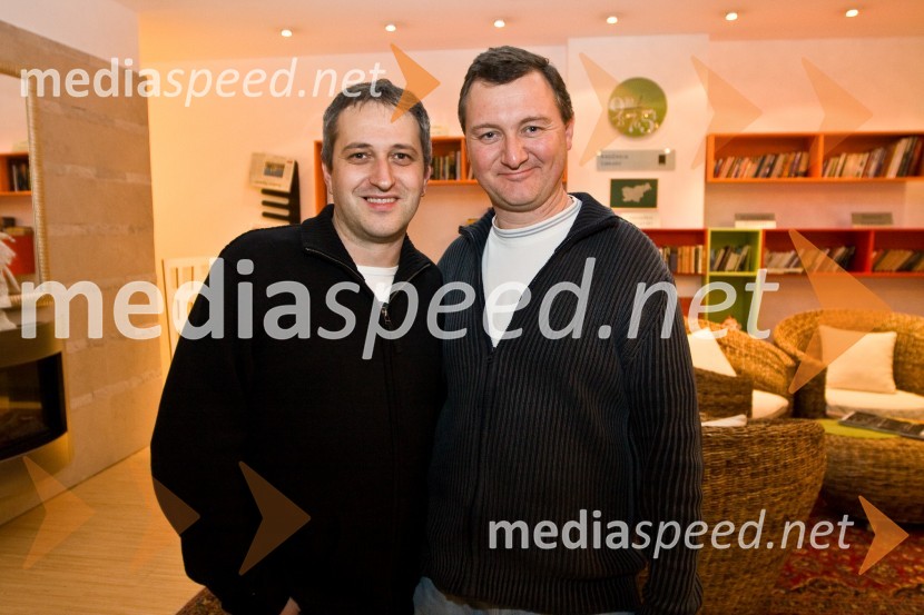 Boštjan Grabnar, glasbenik in Jernej Vene, glasbeni urednik Radia SlovenijaEMA 2009, finale