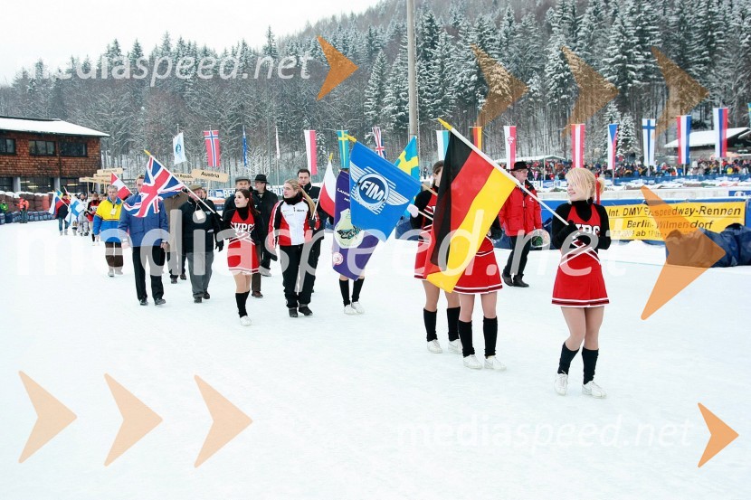 Predstavitev tekmovalcevSpeedway na ledu, finale ekipnega svetovnega prvenstva