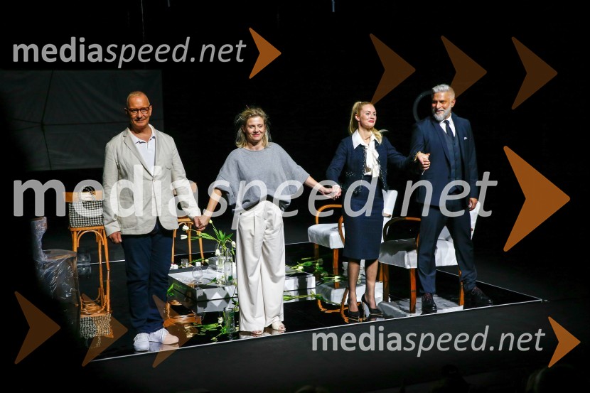  Uroš Smolej, igralec;  Jana Zupančič, igralka;  Iva Krajnc Bagola, igralka;  Sebastian Cavazza, dramski in filmski igralecBog masakra, premiera črne komedije