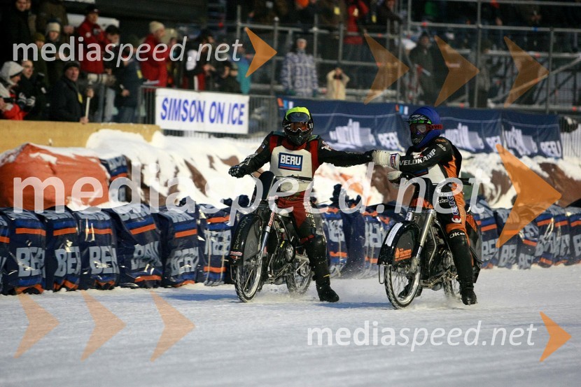 Tommy Flyktman, Finska in Antti Aakko, FinskaSpeedway na ledu, finale ekipnega svetovnega prvenstva