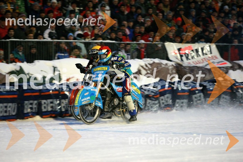 Stefan Svensson, Švedska in Günter Bauer, NemčijaSpeedway na ledu, finale ekipnega svetovnega prvenstva