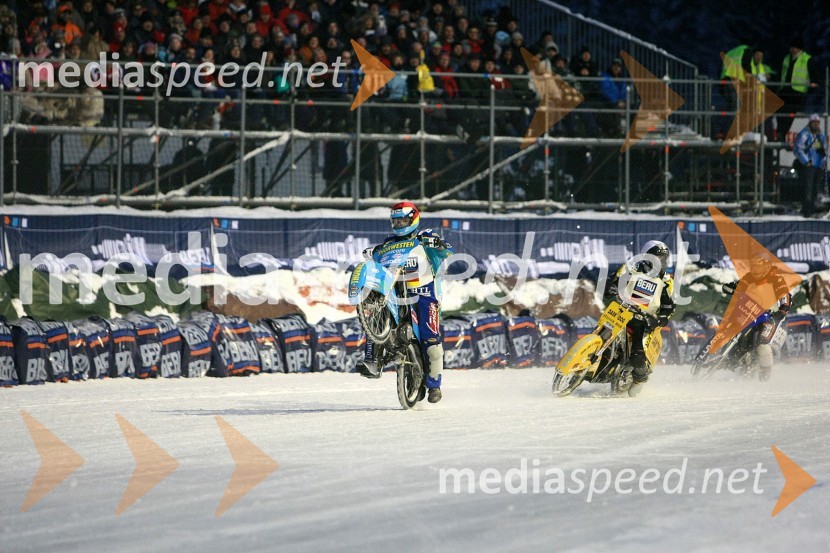Günter Bauer, Nemčija, Stefan Pletschacher, Nemčija, in Per-Olov Serenius, ŠvedskaSpeedway na ledu, finale ekipnega svetovnega prvenstva