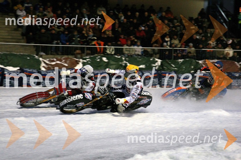 Daniil Ivanov, Rusija, Franz Zorn, Avstrija in Harald Simon, AvstrijaSpeedway na ledu, finale ekipnega svetovnega prvenstva