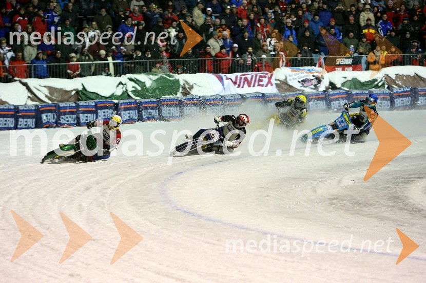 Younir Bazeev, Rusija, Nikolay Krasnikov, Rusija, Stefan Pletschacher, Nemčija in Günther Bauer, NemčijaSpeedway na ledu, finale ekipnega svetovnega prvenstva