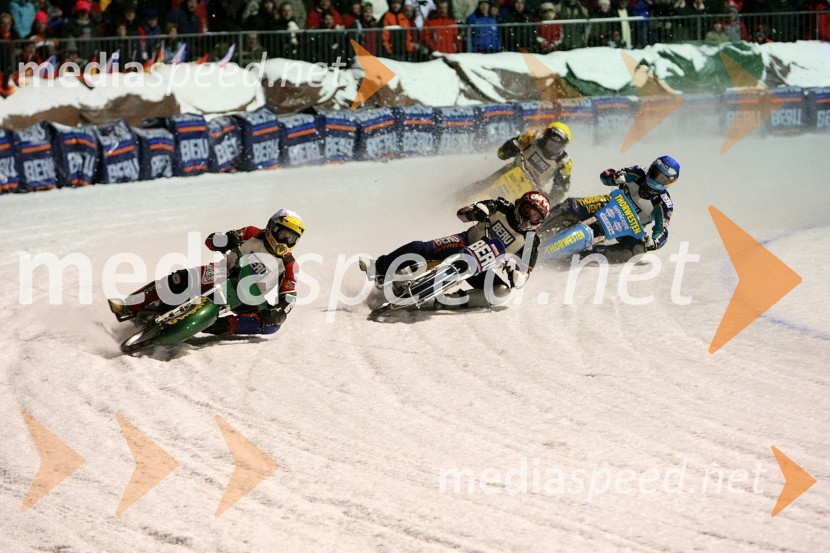 Younir Bazeev, Rusija, Nikolay Krasnikov, Rusija, Stefan Pletschacher, Nemčija in Günther Bauer, NemčijaSpeedway na ledu, finale ekipnega svetovnega prvenstva