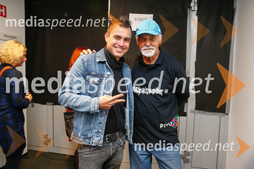  Omar Naber, glasbenik;  Dragan  Bulič, glasbeni urednikPANKRTI, koncert ob 45. obletnici