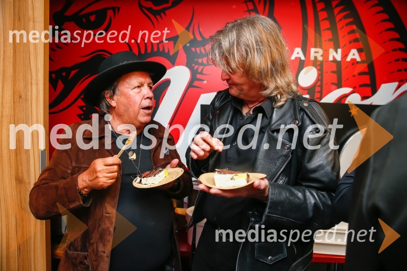  Peter Lovšin - Pero, pevec;  Marc Kavaš, glasbenikPANKRTI, koncert ob 45. obletnici