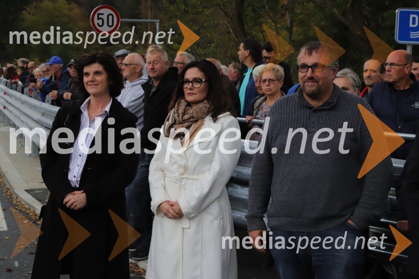  Vlasta Krmelj, županja, Občina Selnica ob Dravi;  Urška  Repolusk, županja občine Ruše;  Igor Jurišič, mestni svetnik MOM, Stranka mladih - Zeleni EvropeSlavnostno odprtje mostu med Rušami in Selnico ob Dravi